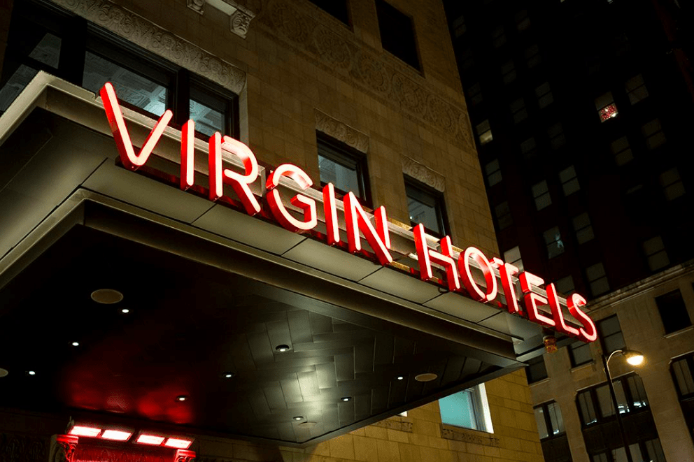  Virgin Hotel in Chicago, IL - among the pet-friendly hotel chains where family pets remain totally free!